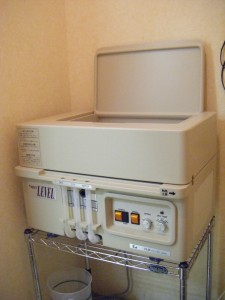 レントゲン現像機の写真